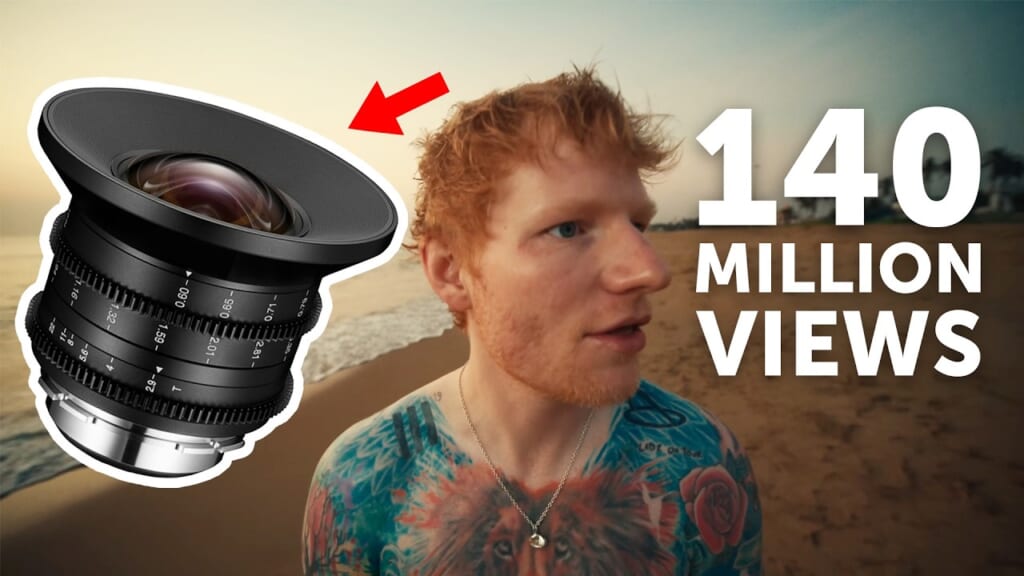 Ed Sheeran shot a viral video with the Sony FX3 and Laowa 12mm lens