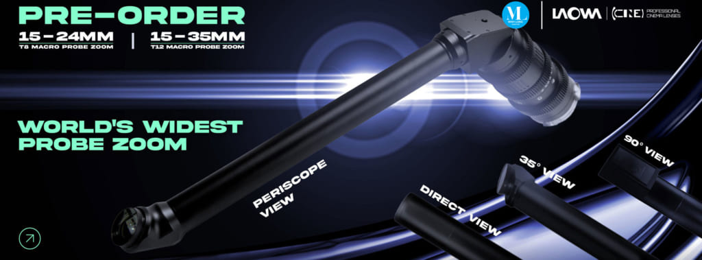 Ống kính Laowa Probe Zoom (15-24mm T8/15-35mm T12)