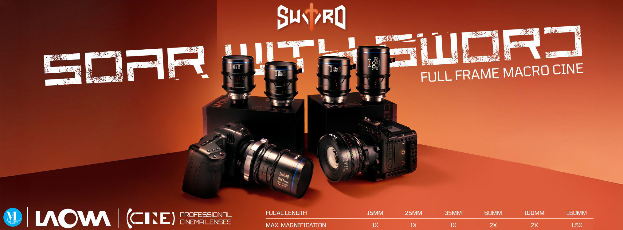 Dòng ống kính Laowa Sword FF Macro Cine